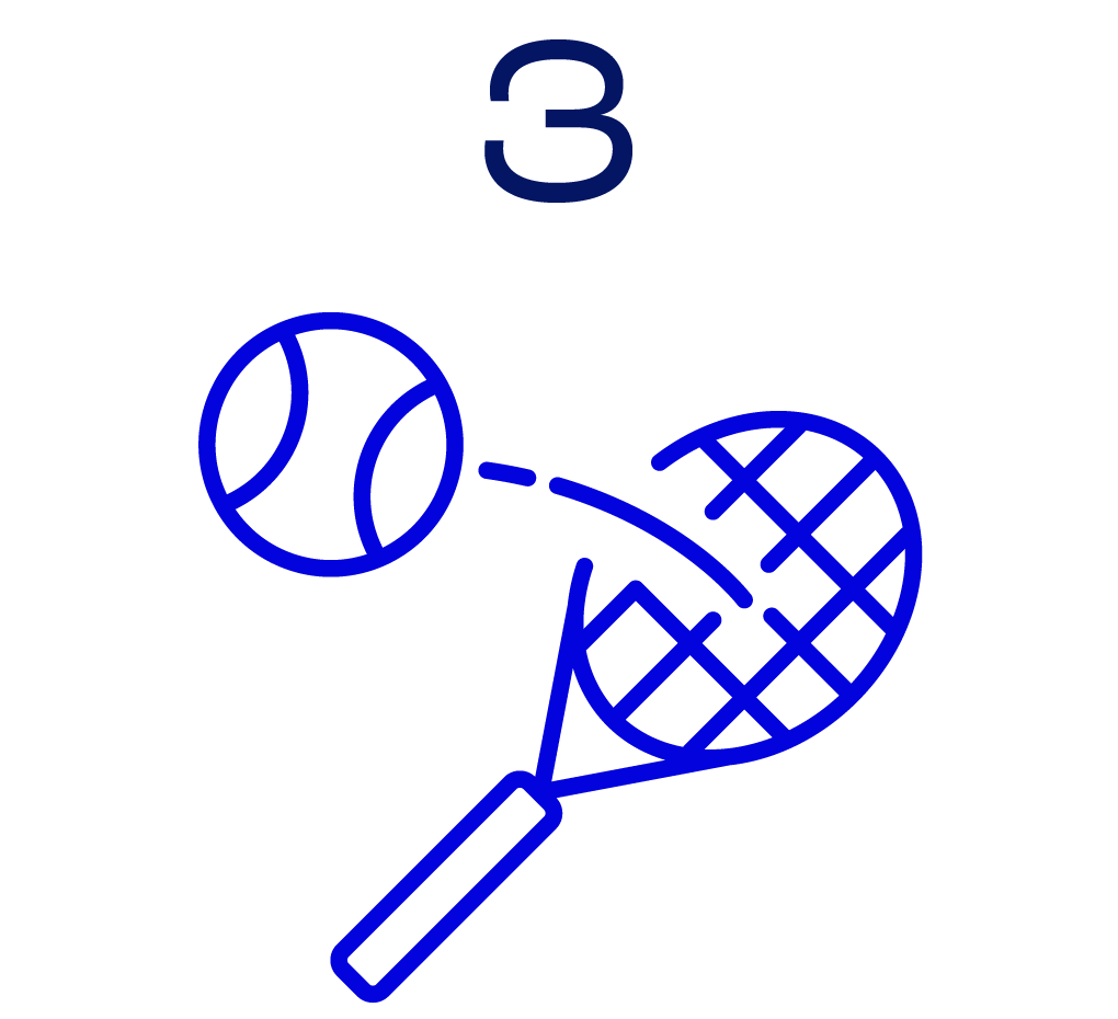 Tennis Box - Como funciona - 3 Corra para quadra