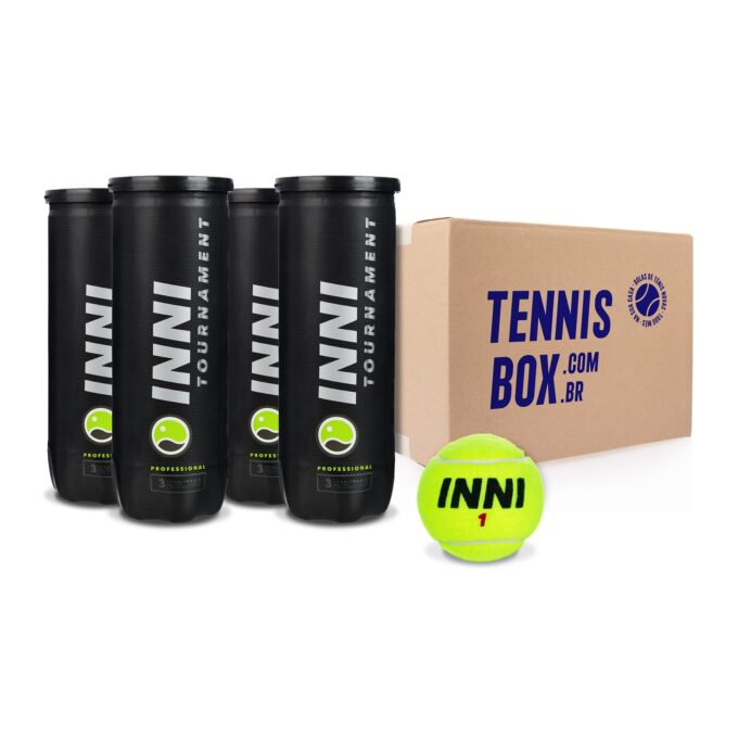 Bola de Tênis INNI Tournament - Assinatura 4 Tubos de Bolas