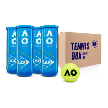 Bola de Tênis Dunlop Australian Open - Assinatura 4 Tubos de Bolas