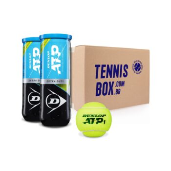Bola de Tênis Dunlop ATP - Assinatura 2 Tubos de Bolas