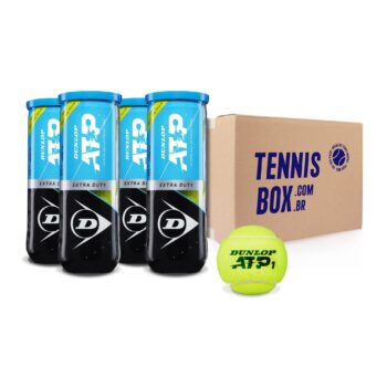 Bola de Tênis Dunlop ATP - Assinatura 4 Tubos de Bolas