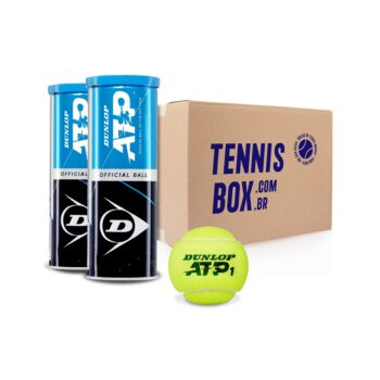 Bola de Tênis Dunlop ATP - Assinatura 2 Tubos de Bolas