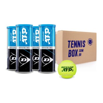 Bola de Tênis Dunlop ATP - Assinatura 4 Tubos de Bolas